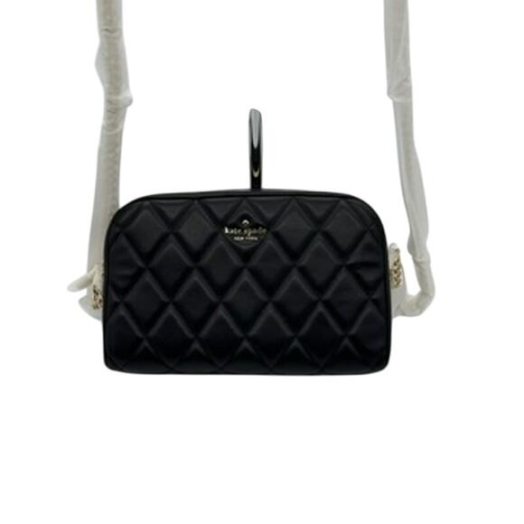 RETAIL PRICE $359 Kate Spade Quilted Leather Carey Chain Camera Bag*NWT - Picture 4 of 11